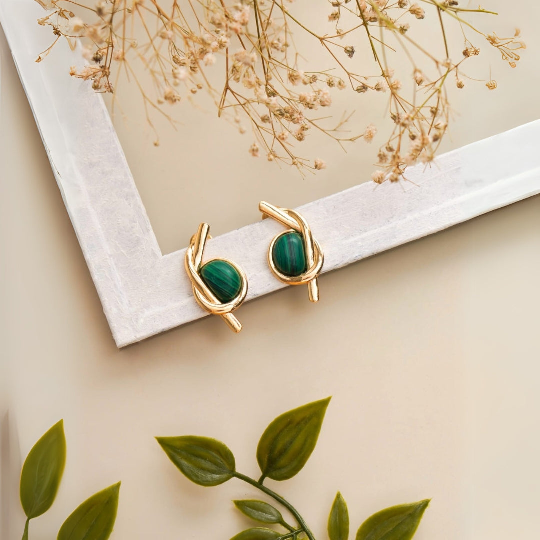 Lola Malachite Earrings