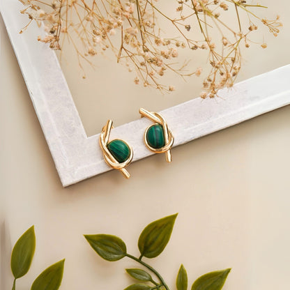 Lola Malachite Earrings
