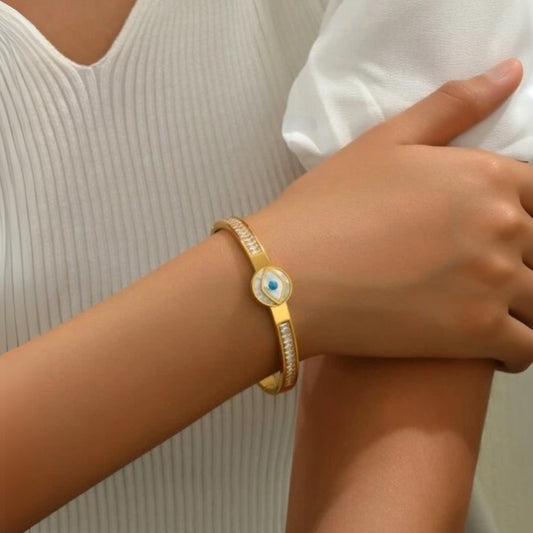 Mable Evil Eye Bangle