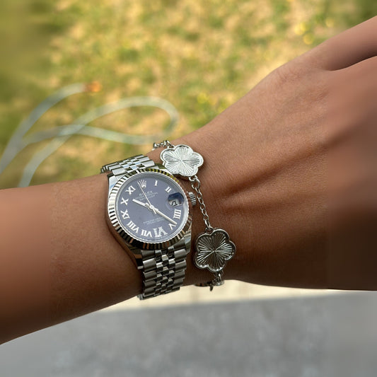 Clover Silver Bracelet