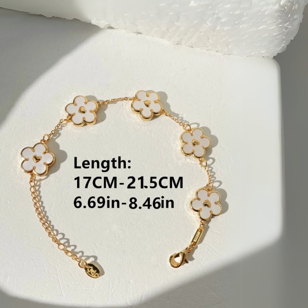 Clover White Bracelet