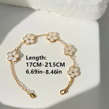 Clover White Bracelet