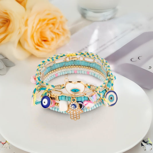 Bohemian Stacked Bracelets