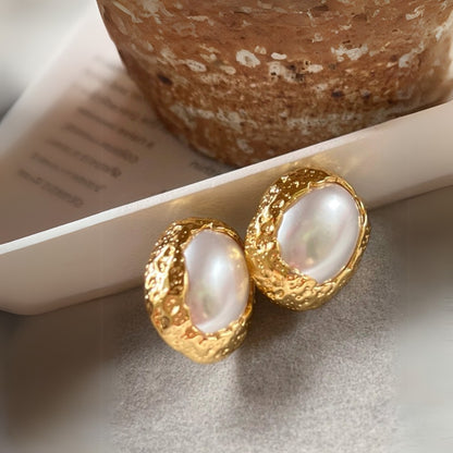 Monika Pearl Studs