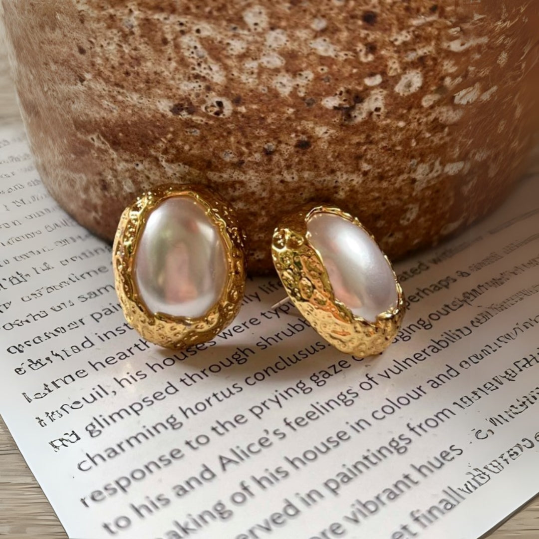 Monika Pearl Studs