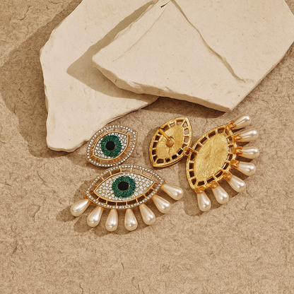 Cora Evil Eye Earrings