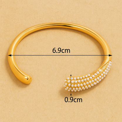 Pearl Cuff Bangle