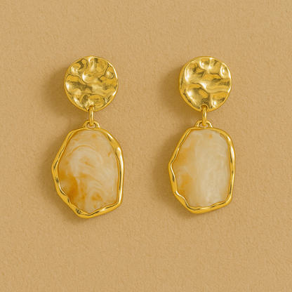 Geometric Drop Earrings