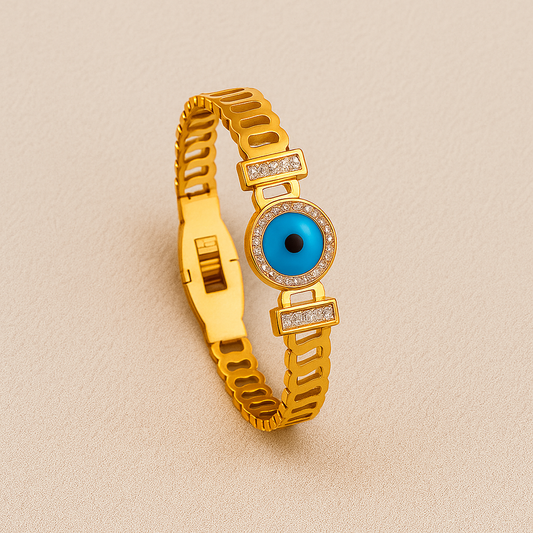 Angel Eye Charm Bangle