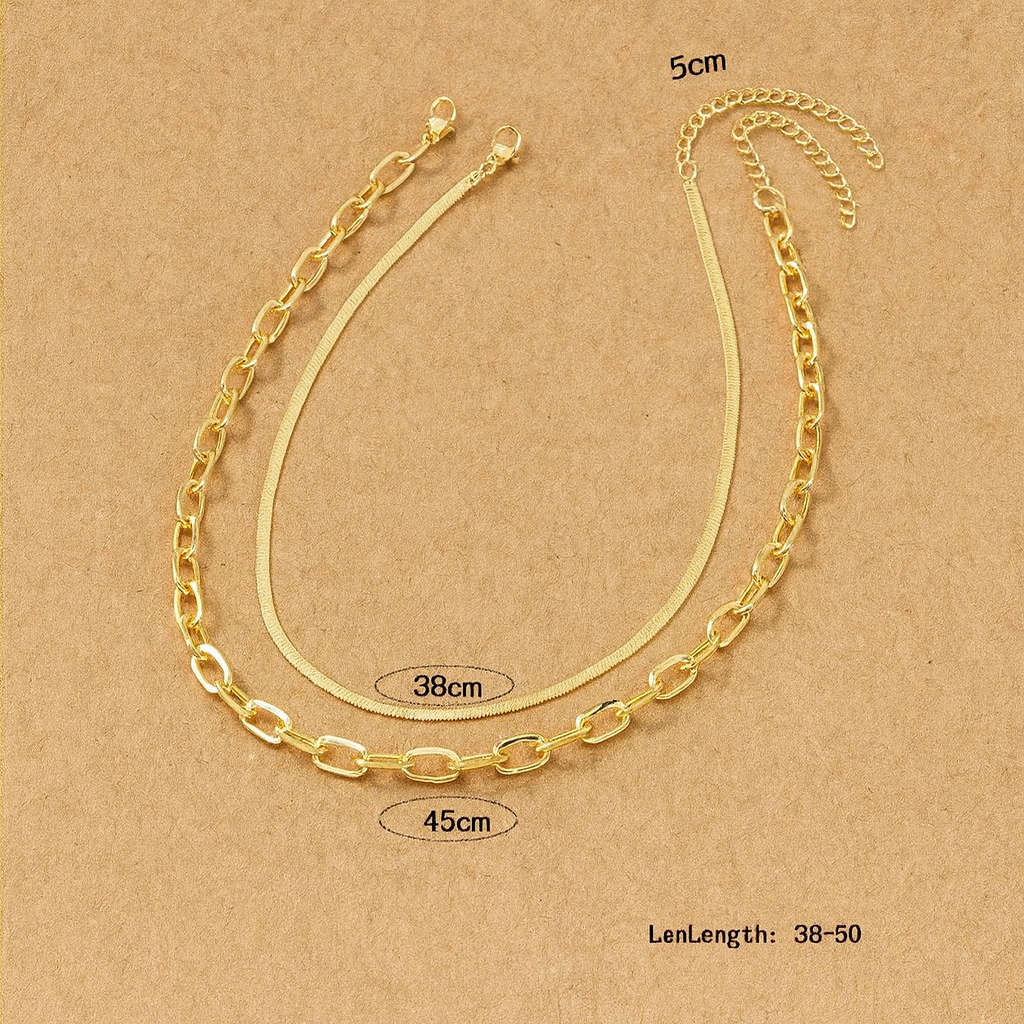 Link Layered Necklace