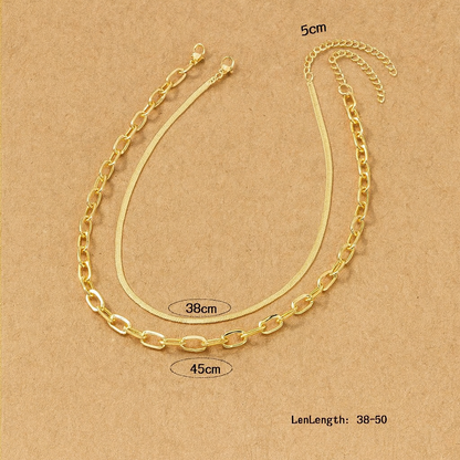 Link Layered Necklace