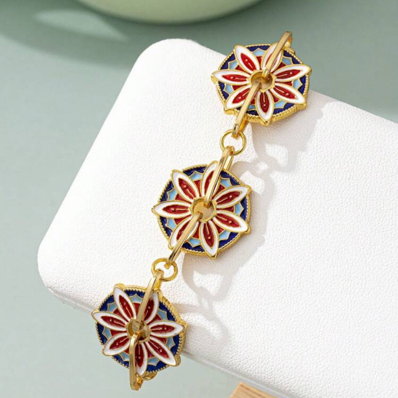 Carved Charms Bracelet