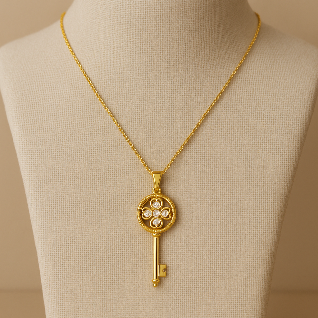 Key Pendant Necklace