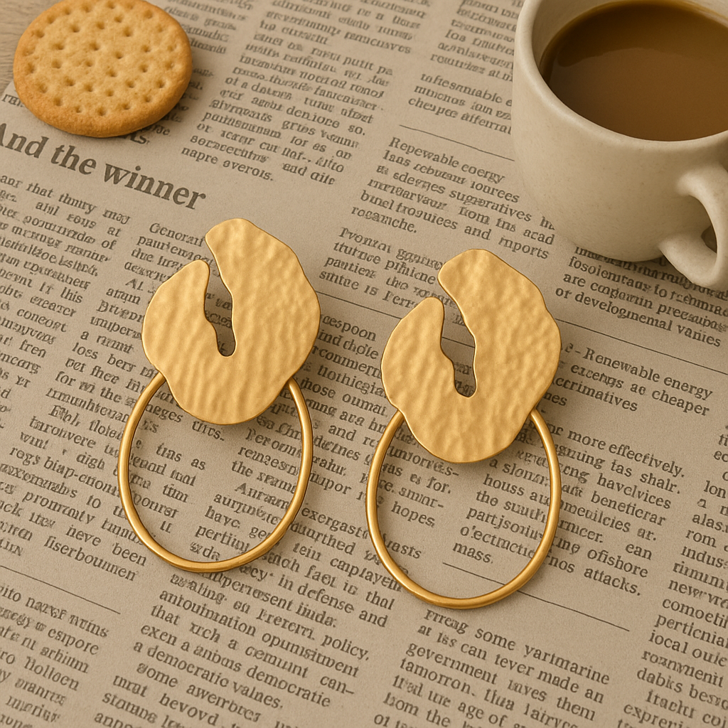 Kiah Textured Earrings