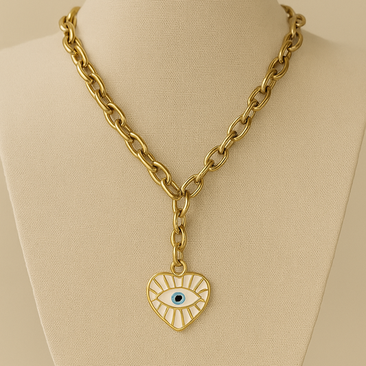 Heart Pendant Chain Necklace