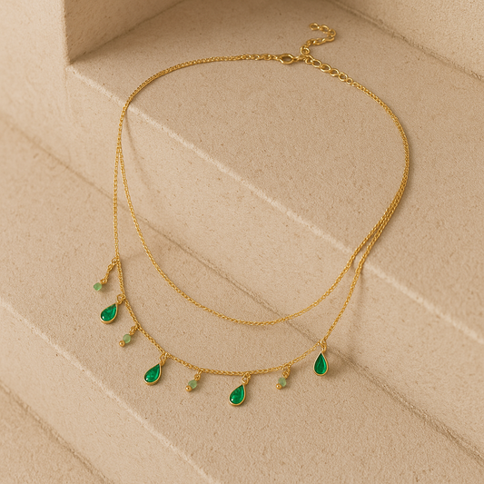 Misu Charms Layered Necklace