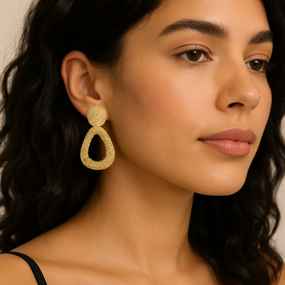 Teardrop Glam Earrings