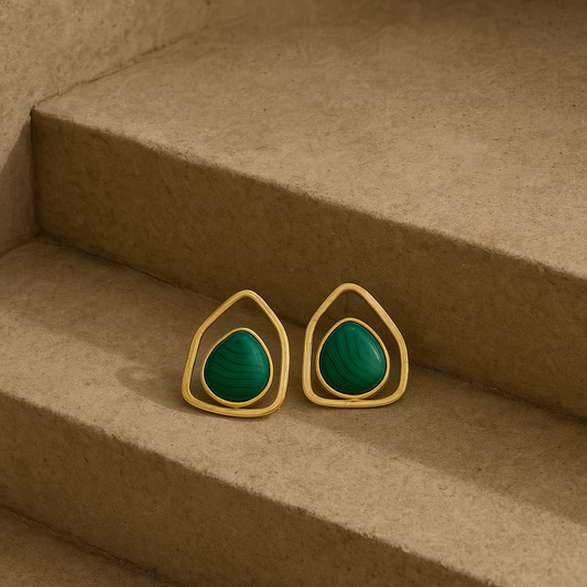 Zara Malachite Earrings