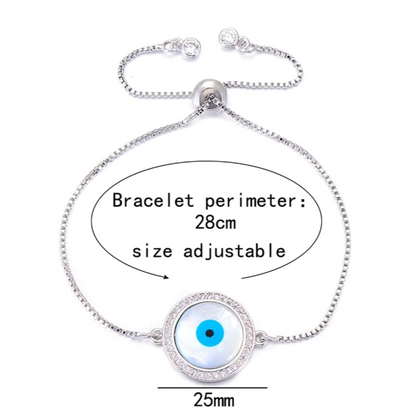 Round Evil Eye Bracelet