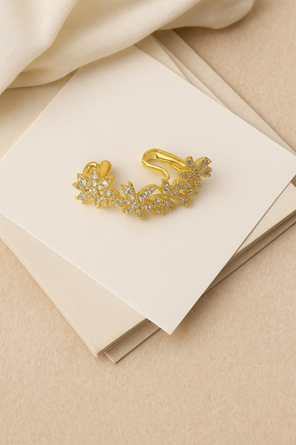 Flower Ear Cuff