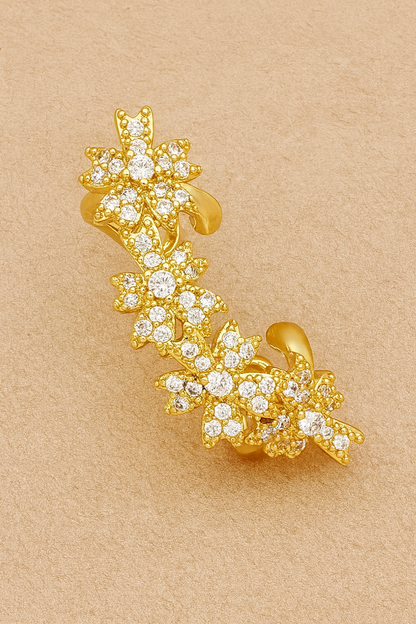 Flower Ear Cuff
