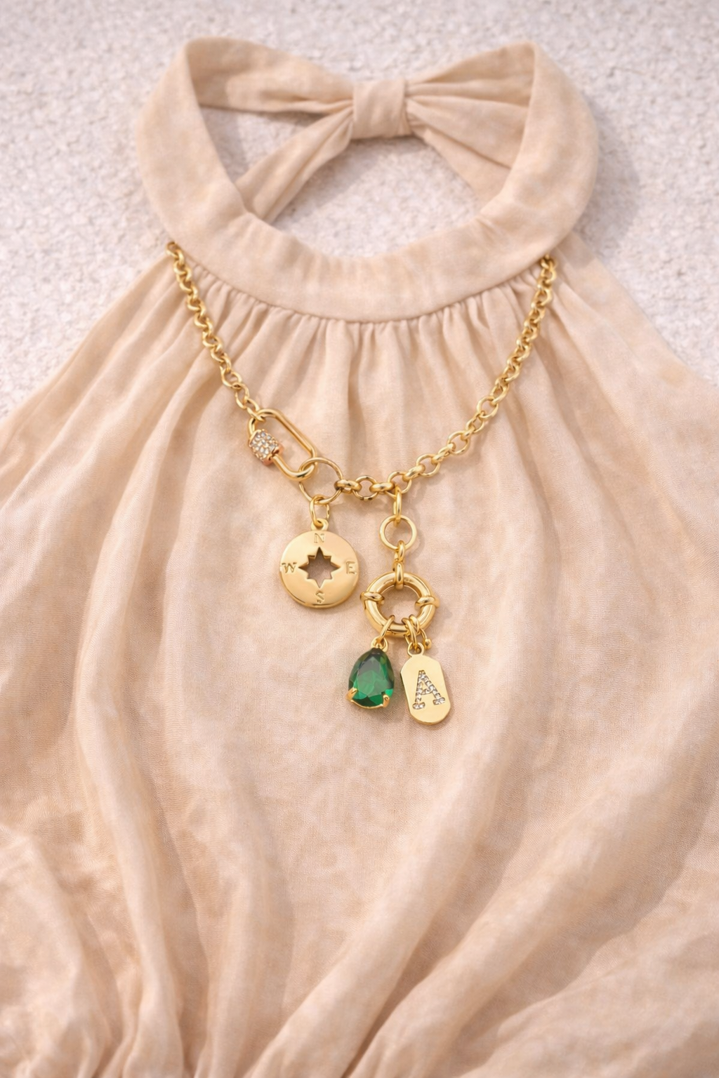 Initial Charms Necklace