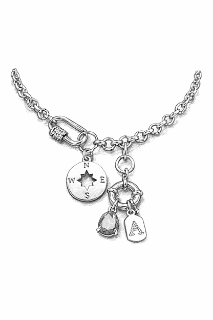 Initial Charms Necklace