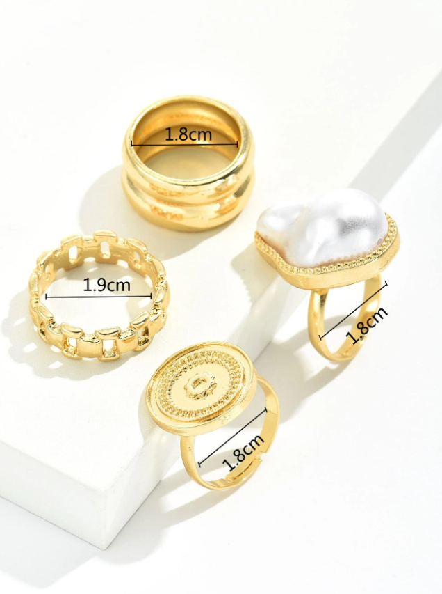 Lyla Ring Set of 4